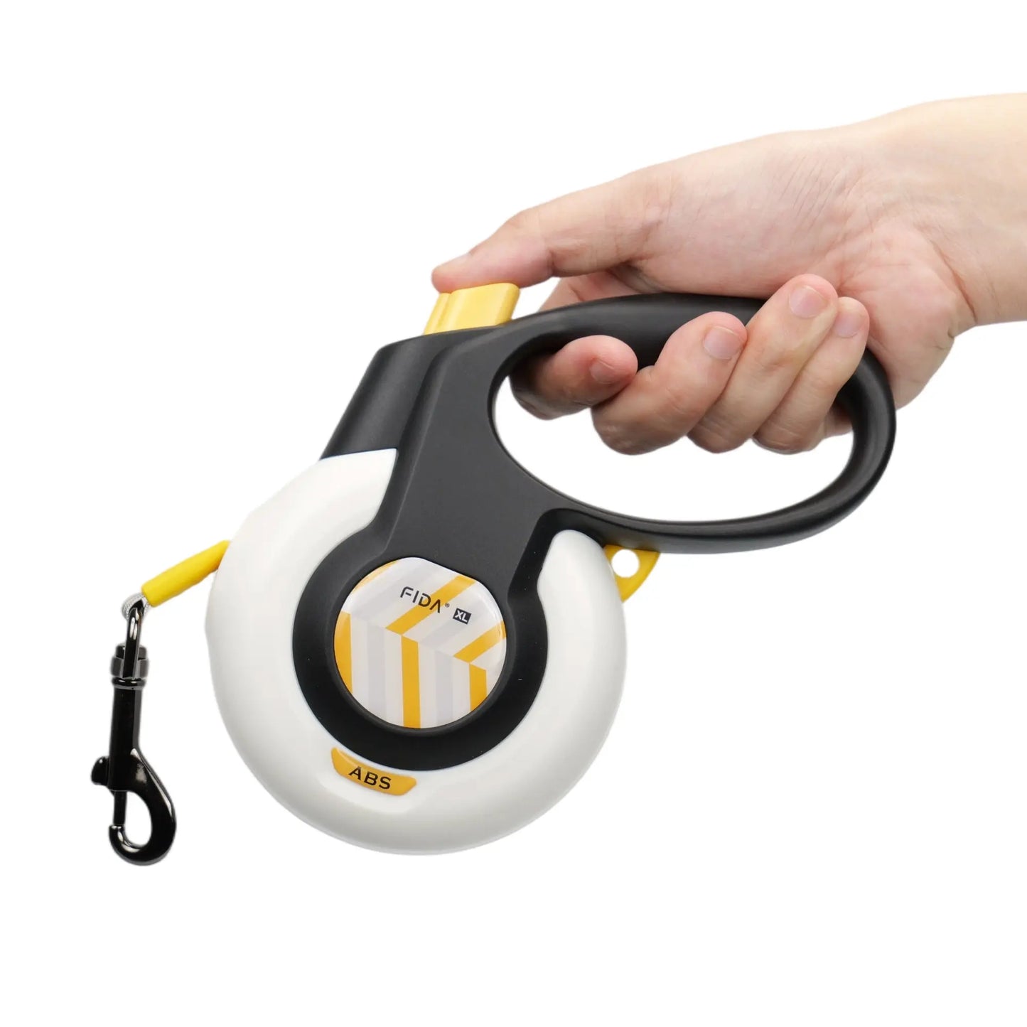 Fida Retractable Dog Leash with Autobrake Technology, 16 Ft Heavy Duty No-Pull Design for Large and Medium Dogs, Tangle-Free, One-Hand Control, Soft Grip